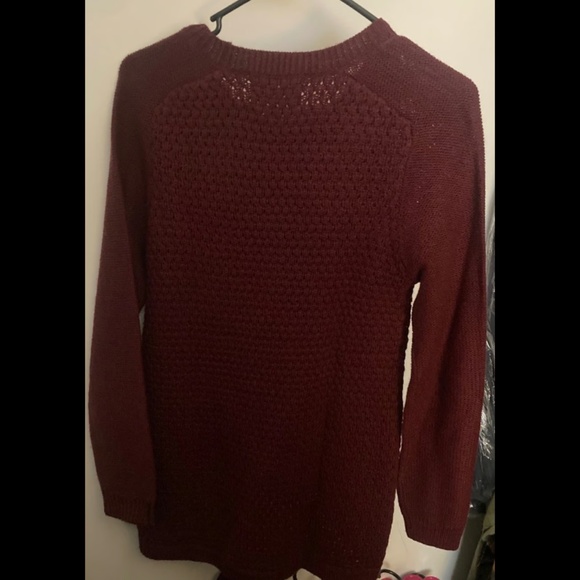 Ambiance Apparel Burgundy Sweater - Large - Picture 4 of 4